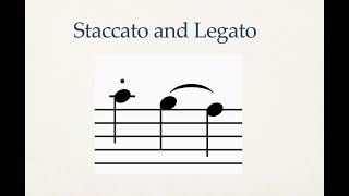 Staccato and Legato Explained  how to read and play these beautiful musical articulations [upl. by Glenn]