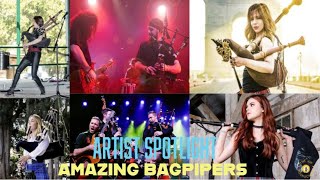 Fantastic Bagpipers  Artist Spotlight Ft Ally The Piper The Snake Charmer The Sidh and More [upl. by Chapel]