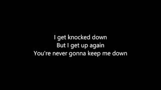 Chumbawamba  I Get Knocked Down  Tubthumping lyrics hq1080 [upl. by Olsson463]