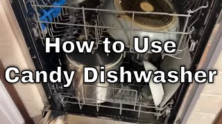 Candy Dishwasher  How to Use [upl. by Vershen193]