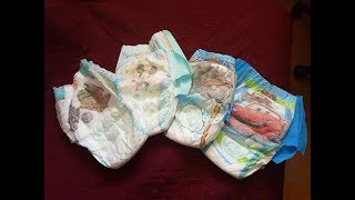 Training Pants Comparison Huggies amp Pampers [upl. by Aihpled]