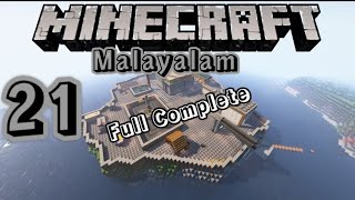 factory island full Completed in Minecraft ep21 in Malayalam [upl. by Rimat]