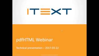 pdfHTML converting HTML to PDF with iText 7 [upl. by Neile]