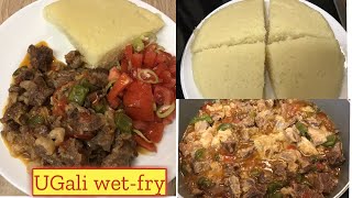 HOW TO COOK UGALI AND BEEF FRY  UGALI RECIPE  UGALI NA NYAMA 💥ugali ugalibeef [upl. by Gomez424]