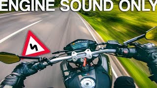 Ducati Hypermotard 821 SC Project sound RAW Onboard [upl. by Dlanor849]