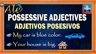 Adjetivos Posesivos En Ingles  Possessive Adjectives And Pronouns  Oraciones Adjetivos Posesivos [upl. by Goldwin24]