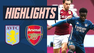 HIGHLIGHTS  Aston Villa vs Arsenal 10  Premier League [upl. by Nylzor]