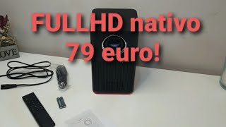 Proiettore nativo 1080p a 79 euro super economico [upl. by Ahsanat461]