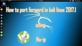 How to Port forward in kali linux 20171  NOIP Port Forwarding [upl. by Aihsatan]