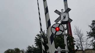 Over 100K Views Six Flags Over Texas Railroad With Wig Wag Action in High Definition [upl. by Gaut]