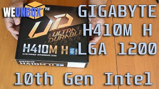 Unboxing GIGABYTE H410M H  Cheap 10th Gen Intel Motherboard [upl. by Noirod342]