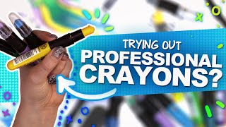 NOT YOUR GRADESCHOOL CRAYONS  Mystery Art Box  Paletteful Packs Unboxing [upl. by Bunch496]