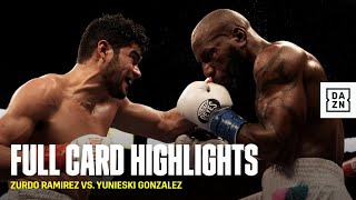 FULL CARD HIGHLIGHTS  Zurdo Ramirez vsYunieski Gonzalez [upl. by Ardua521]