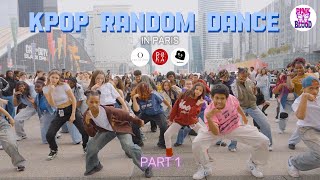 KPOP IN PUBLIC KPOP RANDOM DANCE IN PARIS 2024  PART 1  PINK BLOOD CREW 💙🌊 [upl. by Oilut]