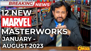 BREAKING NEWS New Marvel Masterworks January  August 2023 [upl. by Analos]