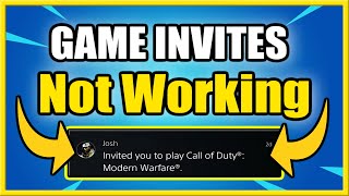 How to FIX GAME INVITES amp Notifications Not Working on PS5 Privacy Tutorial [upl. by Nidla847]