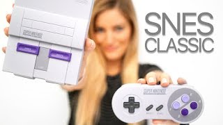 SNES Classic Unboxing and Gameplay [upl. by Adamsen370]