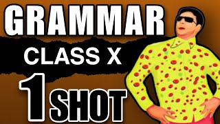 1 PAGE TRICKS  Class 10 English GRAMMAR one shot tensemodals reported speechsubject🔥 2024 [upl. by Eednam223]