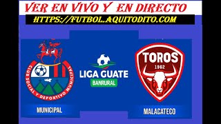 Municipal vs Malacateco  EN VIVO  Clausura 2025 Liga Guate [upl. by Nirrat]