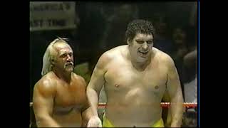 Hulk Hogan Andre vs Bundy Studd Heenan 1111986 [upl. by Male374]