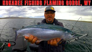 Fishing for Monster Kokanee at Flaming Gorge [upl. by Trilbie]