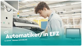 Starte deine Karriere als Automatikerin EFZ  Siemens Schweiz AG  Lehrstellenvideo  Yousty [upl. by Chadbourne]