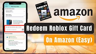 How to Redeem Roblox Gift Card on Amazon [upl. by Lytsirhc]