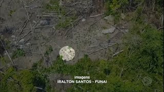 FUNAI divulga imagens inéditas de índios isolados na fronteira entre Brasil e Peru [upl. by Egap]