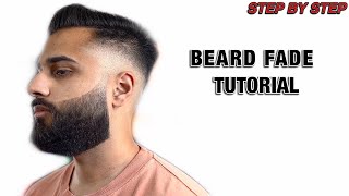 How to BLEND a Beard Step by Step for Beginners  Beard Fade Tutorial [upl. by Waverly990]