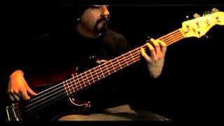 Mandolin rain Bruce Hornsby bass cover Eric Kennison [upl. by Nnaecyoj383]