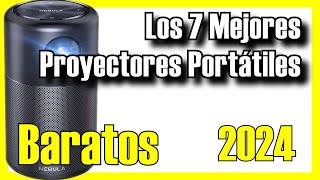 🎥🔥 Los 7 MEJORES Proyectores Portátiles BARATOS de Amazon 2024✅CalidadPrecio Bluetooth 4K [upl. by Ahsoem]