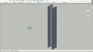 How to make I beam in AutoCAD [upl. by Ytissahc]