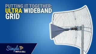 Assembly of the Ultra Wideband Grid Long Range Cellular Antenna 26dB [upl. by Laehpar621]