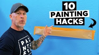 10 AMAZING Painting Hacks Paint Like a PRO [upl. by Haswell154]