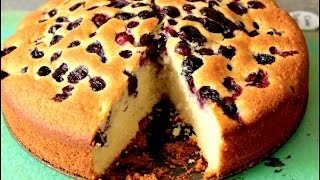 How to make a simple Blueberry Cake  HappyFoods [upl. by Reisfield]