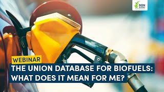 What do I need to know about the Union Database for Biofuels [upl. by Serica]