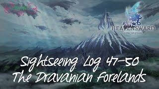 FFXIV Heavensward  Sightseeing Log 4750 at The Dravanian Forelands Visual Guide [upl. by Claudelle]