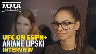 UFC Brooklyn Ariane Lipski Explains How She Got Violence Queen Nickname  MMA Fighting [upl. by Tinya]