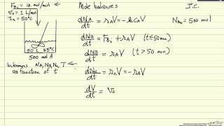 Adiabatic Semibatch Reactor Part 1 [upl. by Aleunam]