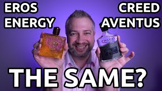 VERSACE EROS ENERGY VS CREED AVENTUS FRAGRANCE REVIEW [upl. by Nady]