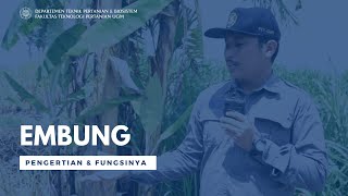 Embung  Pengertian amp Fungsinya [upl. by Oriole]