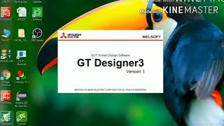 GT DESIGNER 3 TUTORIAL EPISODE1  MITSUBISHI HMI  GS HMI [upl. by Oiredised]