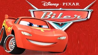 BILER NORSK FULL MOVIE GAME Lynet McQueen Lightning Cars Disney Pixar Video Spill Film for barn [upl. by Manya]