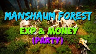 Manshaum Forest  EXP amp Money Income  Black Desert Online [upl. by Eirellam]