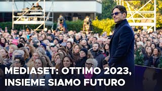 Pier Silvio Berlusconi quotMediaset ottimo 2023 insieme siamo futuroquot [upl. by Ami]