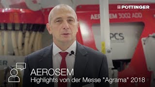 PÖTTINGER  Produktvorstellung der AEROSEM auf der Agrama CH [upl. by Ketchum]