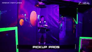 Zone Laser Tag  Arena Features [upl. by Yniar]