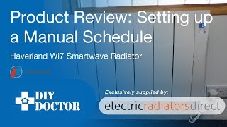 Haverland Smartwave Wi7 Electric Radiator Review Setting a Schedule [upl. by Rosenzweig]