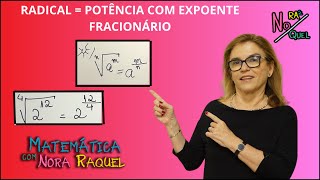 RADICAL COMO UMA POTÊNCIA DE EXPOENTE FRACIONÁRIO FÁCIL E MUITO IMPORTANTE [upl. by Aehsrop]