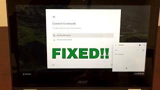 FIXED Chromebook WiFi Turned off  disabled [upl. by Korella32]